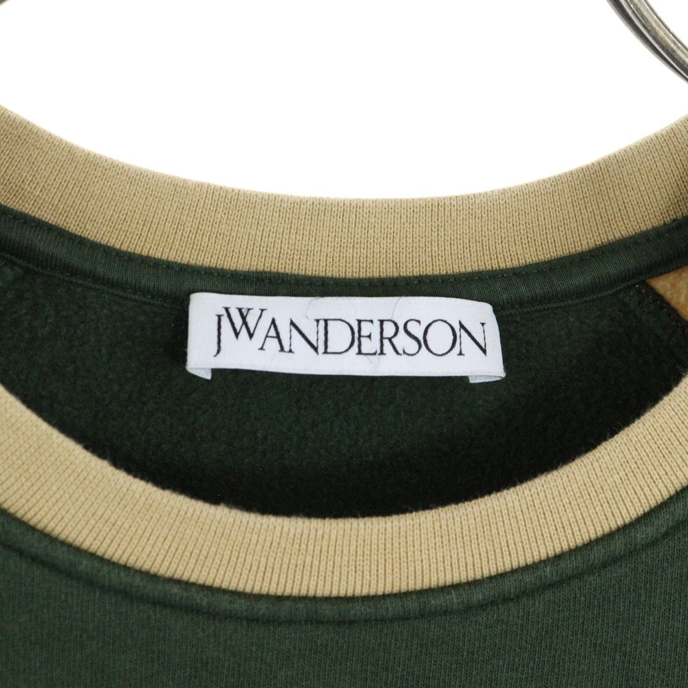 J.W.ANDERSON(ジェー ダブリュー アンダーソン) フロントロゴ カラーブロックコットンスウェットシャツ マルチカラー JW0046PG1021496