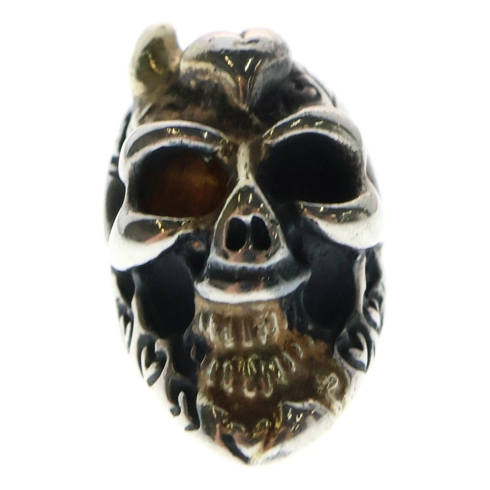 Bill Wall Leather/BWL(ビルウォールレザー) Graffiti Skull Bead グラフィティ スカルビーズ ハートスタンプ ネックレスビーズ シルバー/ゴールド