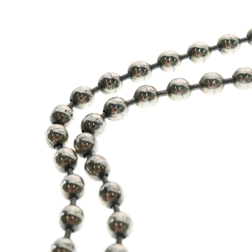 Bill Wall Leather/BWL(ビルウォールレザー) LARGE BALL CHAIN ラージボールチェーンネックレス シルバー N863