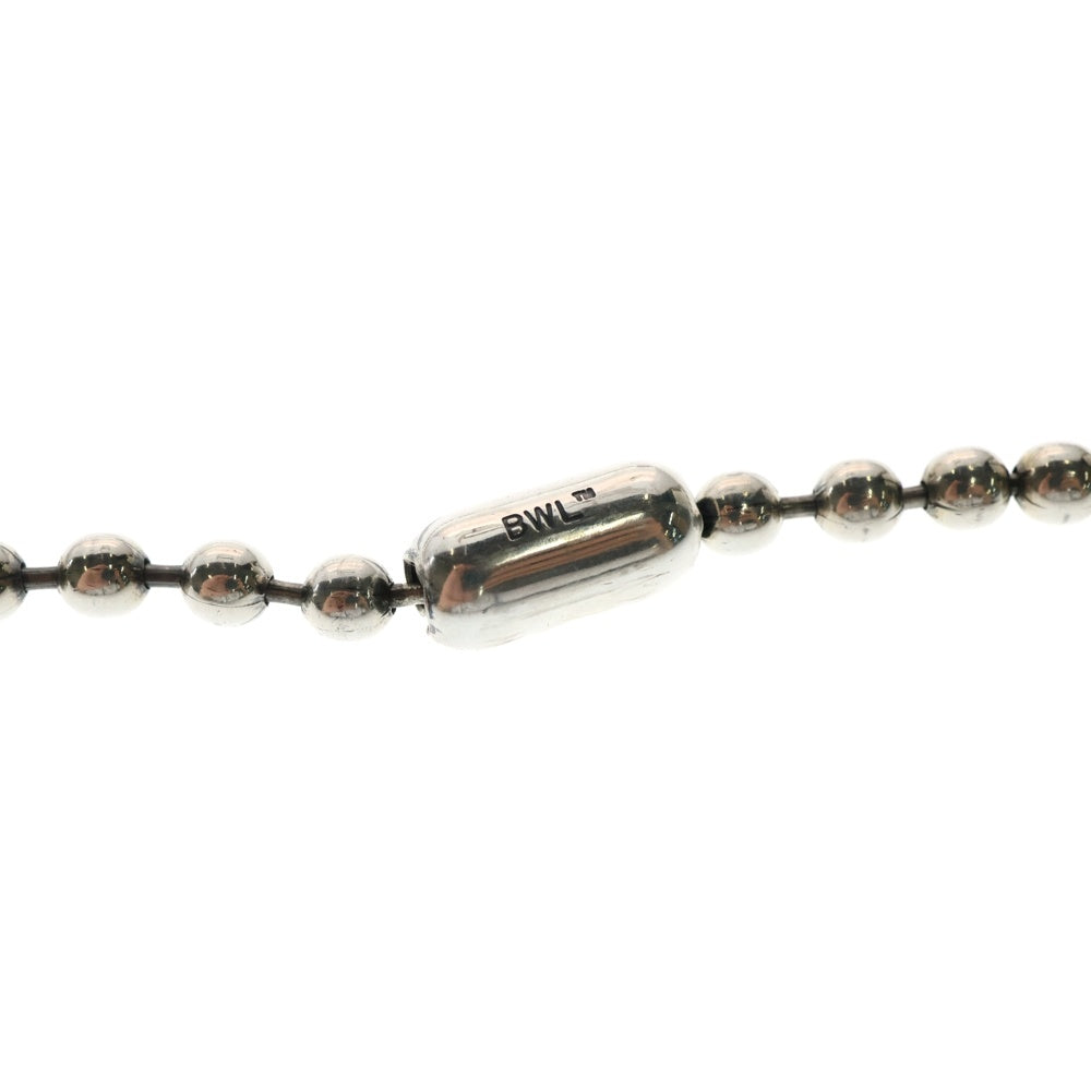 Bill Wall Leather/BWL(ビルウォールレザー) LARGE BALL CHAIN ラージボールチェーンネックレス シルバー N863