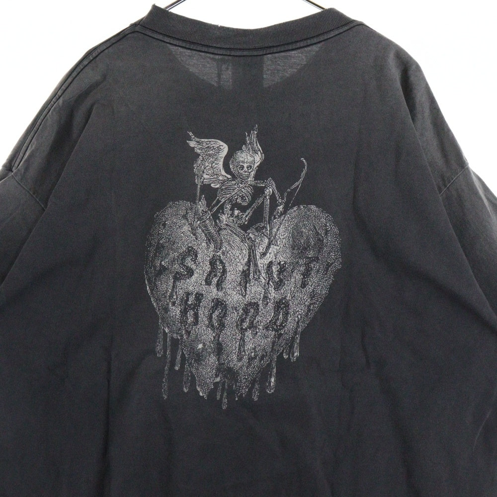 SAINT MICHAEL(セントマイケル) 25SS ×NEIGHBORHOOD S/S TEE SM-HR3-0000-C70 ネイバーフッド クルーネック 半袖Tシャツカットソー チャコールグレー