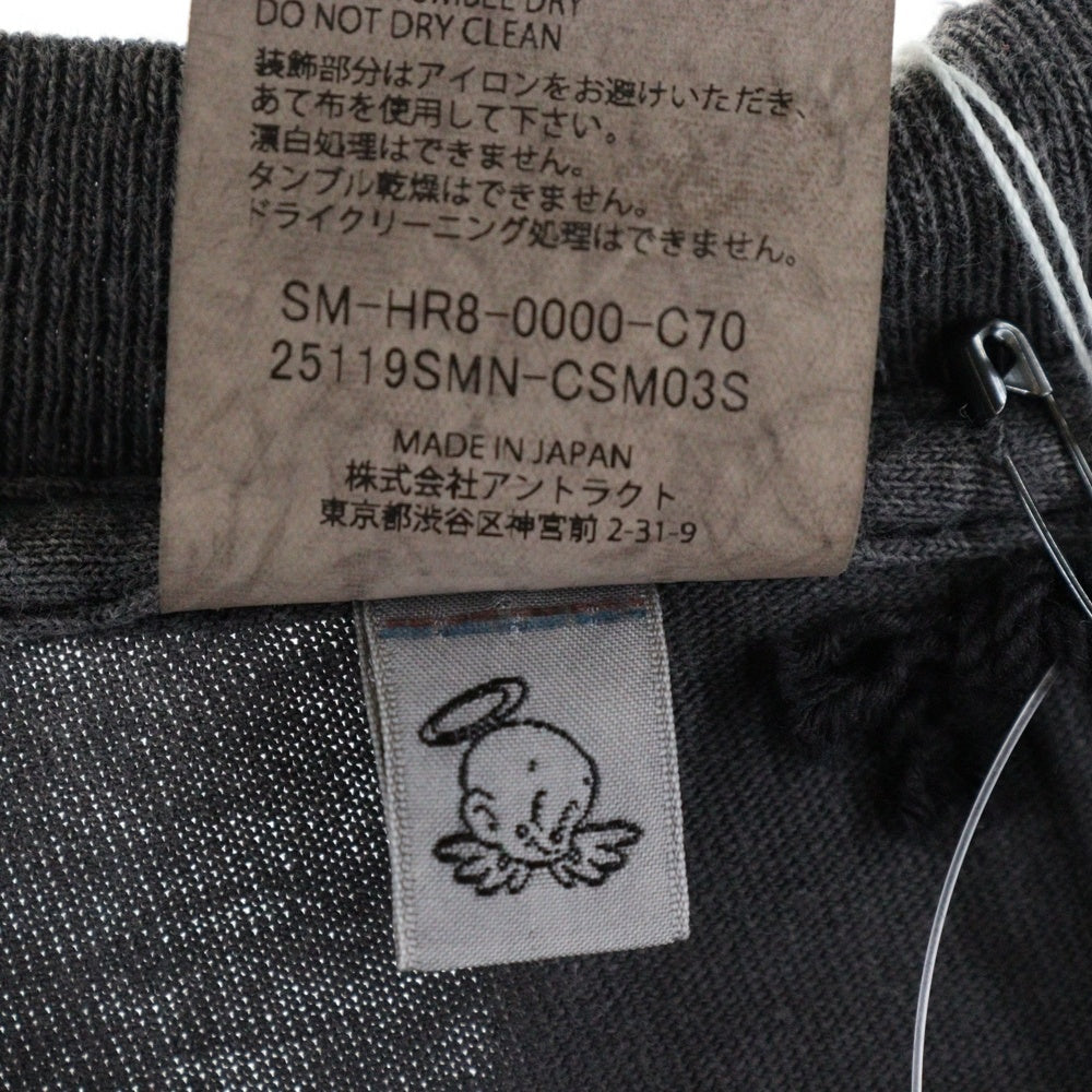 SAINT MICHAEL(セントマイケル) 25SS ×NEIGHBORHOOD S/S TEE SM-HR3-0000-C70 ネイバーフッド クルーネック 半袖Tシャツカットソー チャコールグレー