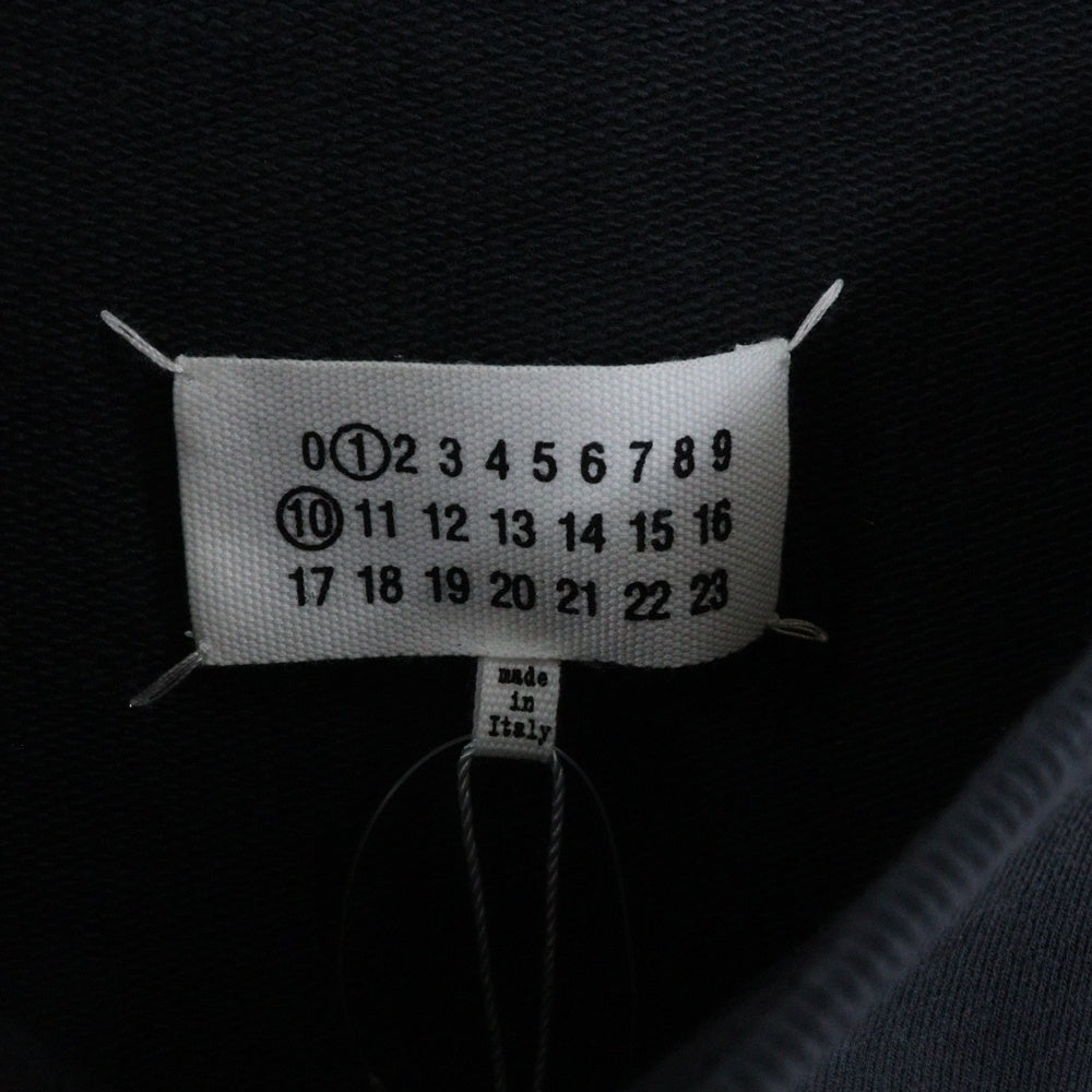 Maison Margiela 1 10(メゾンマルジェラ 1 10) ナンバリングロゴ クルーネックスウェットトレーナー ブラック S50GU0208
