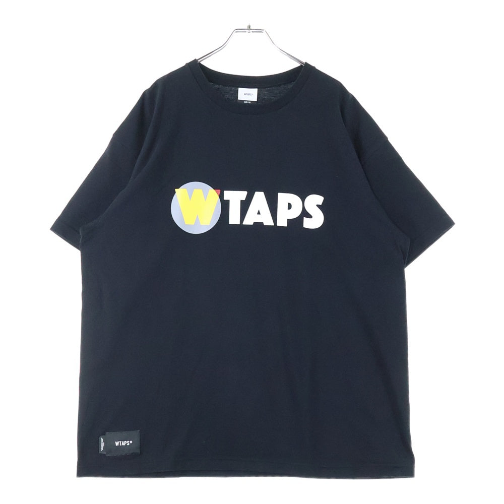 WTAPS(ダブルタップス) 25SS front logo T-shirt フロントロゴ 半袖Tシャツ ブラック 251ATDT-STM09S