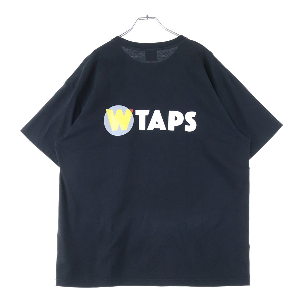 WTAPS(ダブルタップス) 25SS front logo T-shirt フロントロゴ 半袖Tシャツ ブラック 251ATDT-STM09S