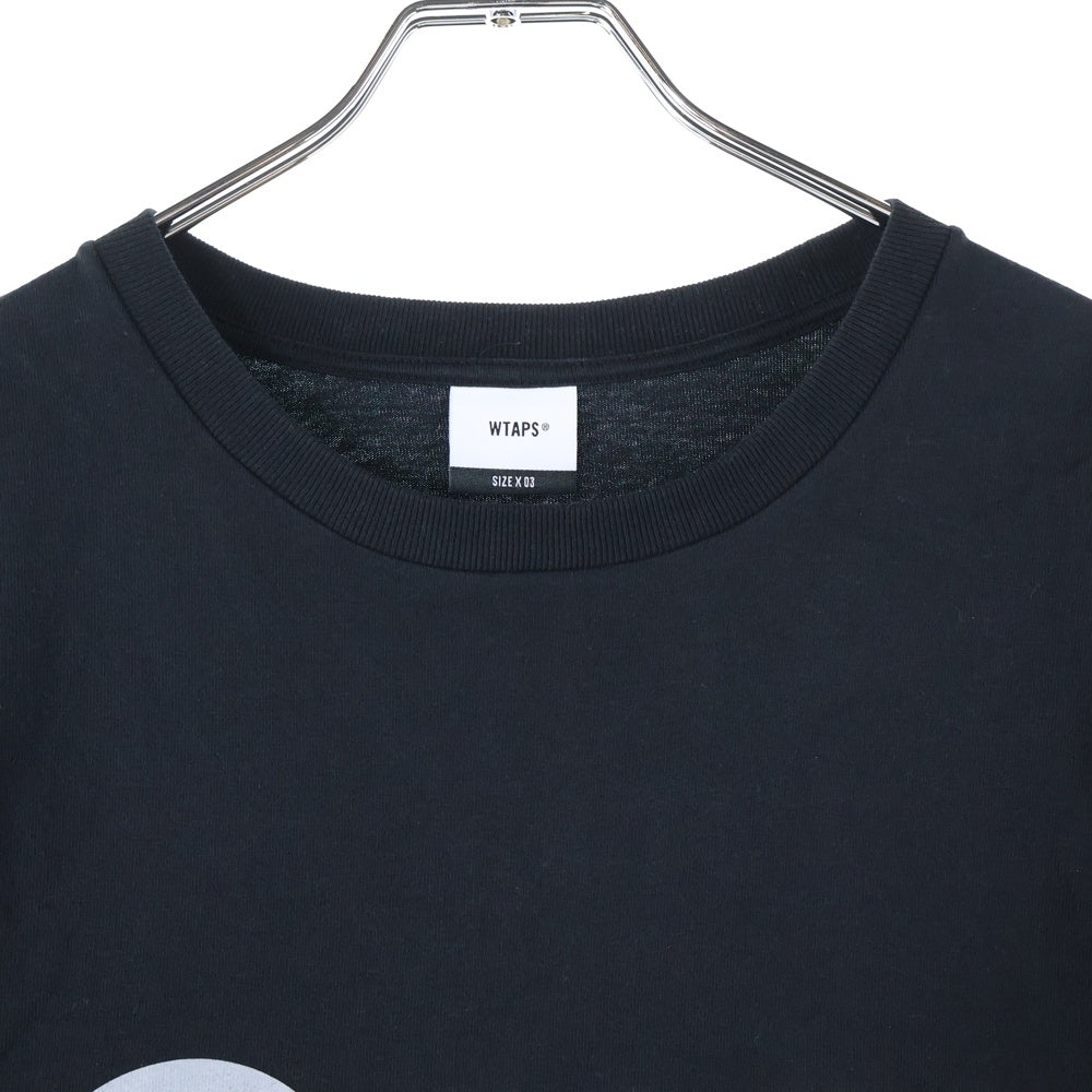 WTAPS(ダブルタップス) 25SS front logo T-shirt フロントロゴ 半袖Tシャツ ブラック 251ATDT-STM09S