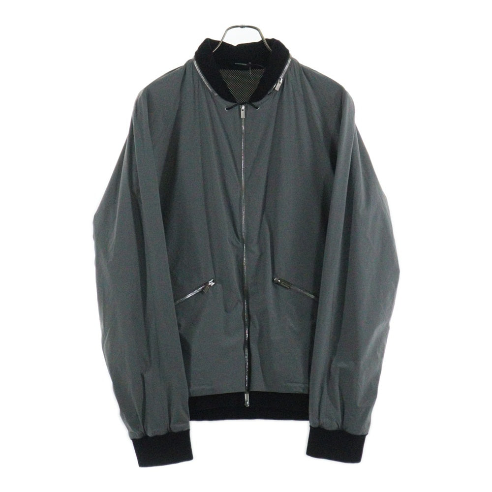 HERMES エルメス　ジップアップジャンバー ブラック 中古・古着通販】HERMES (エルメス) ジップアップブルゾン