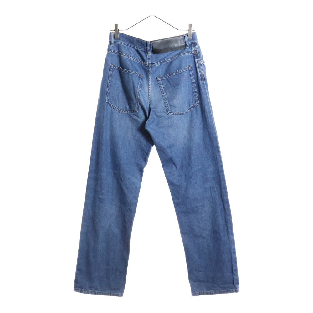 LOEWE(ロエベ) 22AW Washed Denim Trousers ダメージ加工 ウォッシュデニム デニムパンツ H526Y11X22 インディゴ