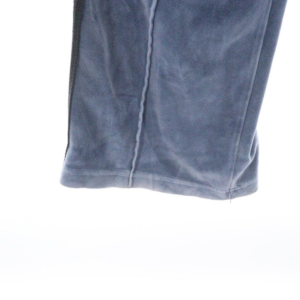 Needles(ニードルス) NARROW TRACK PANTS サイドライン ベロアトラックパンツ スウェットパンツ ブルー NS253