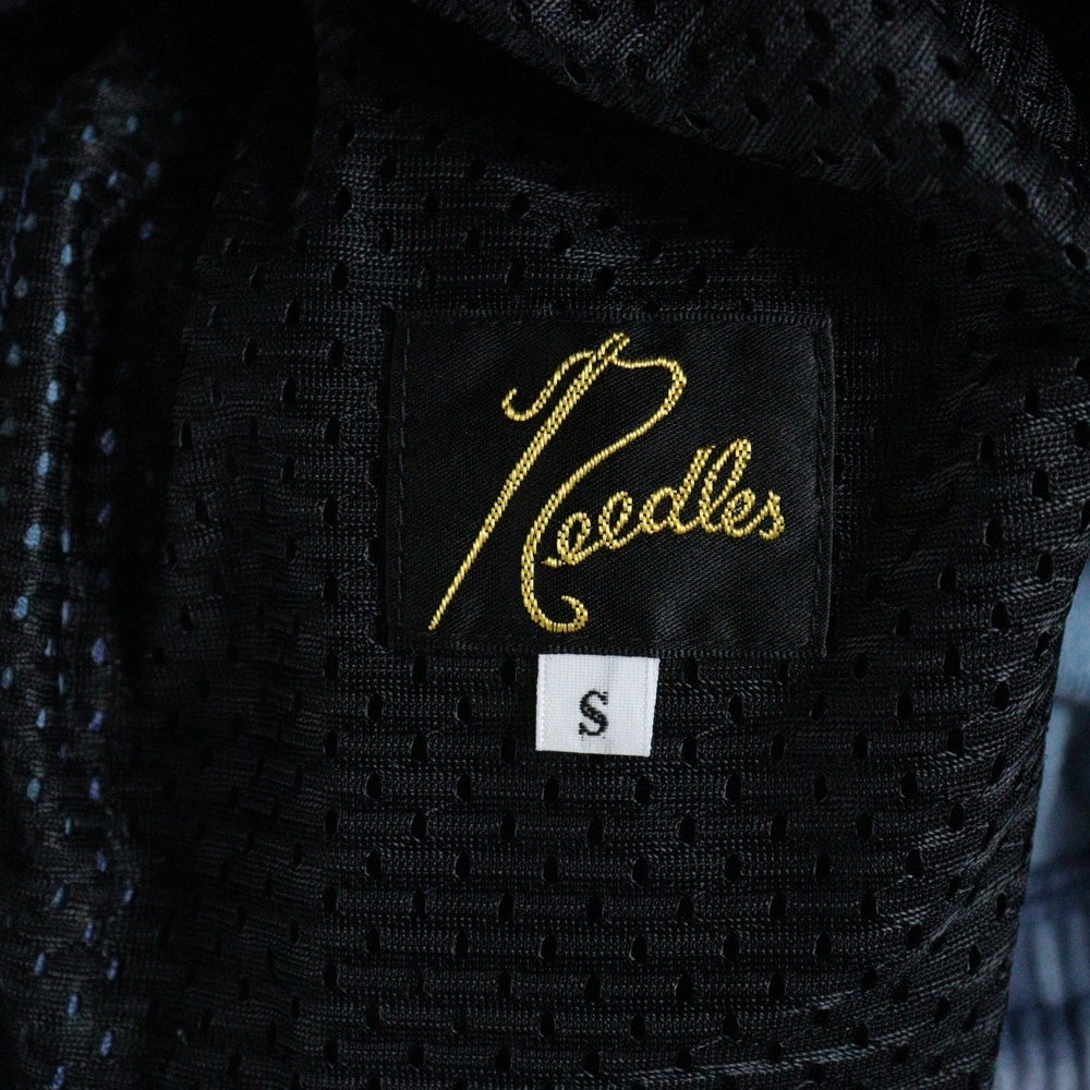 Needles(ニードルス) NARROW TRACK PANTS サイドライン ベロアトラックパンツ スウェットパンツ ブルー NS253
