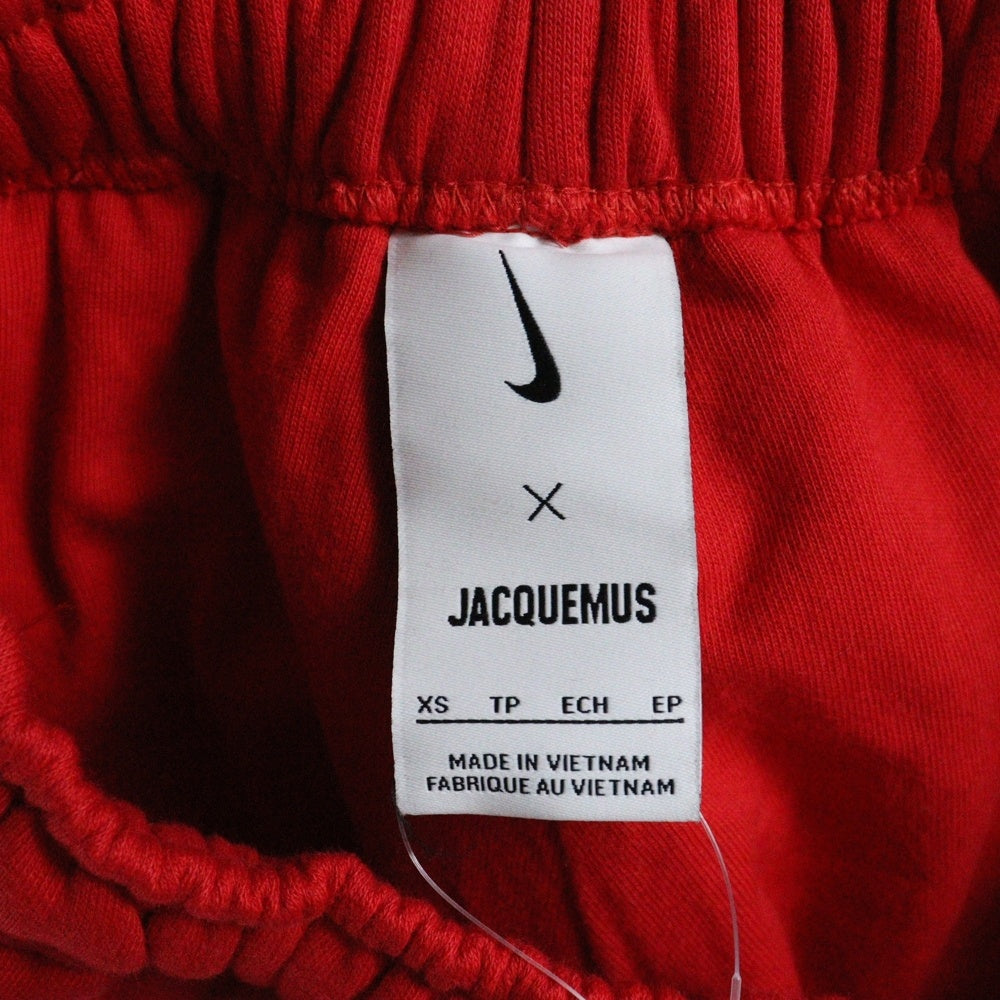 NIKE(ナイキ) ×JACQUEMUS Ngr He Pants ジャックスダメージ加工スウェットパンツ レッド FJ3269ー657