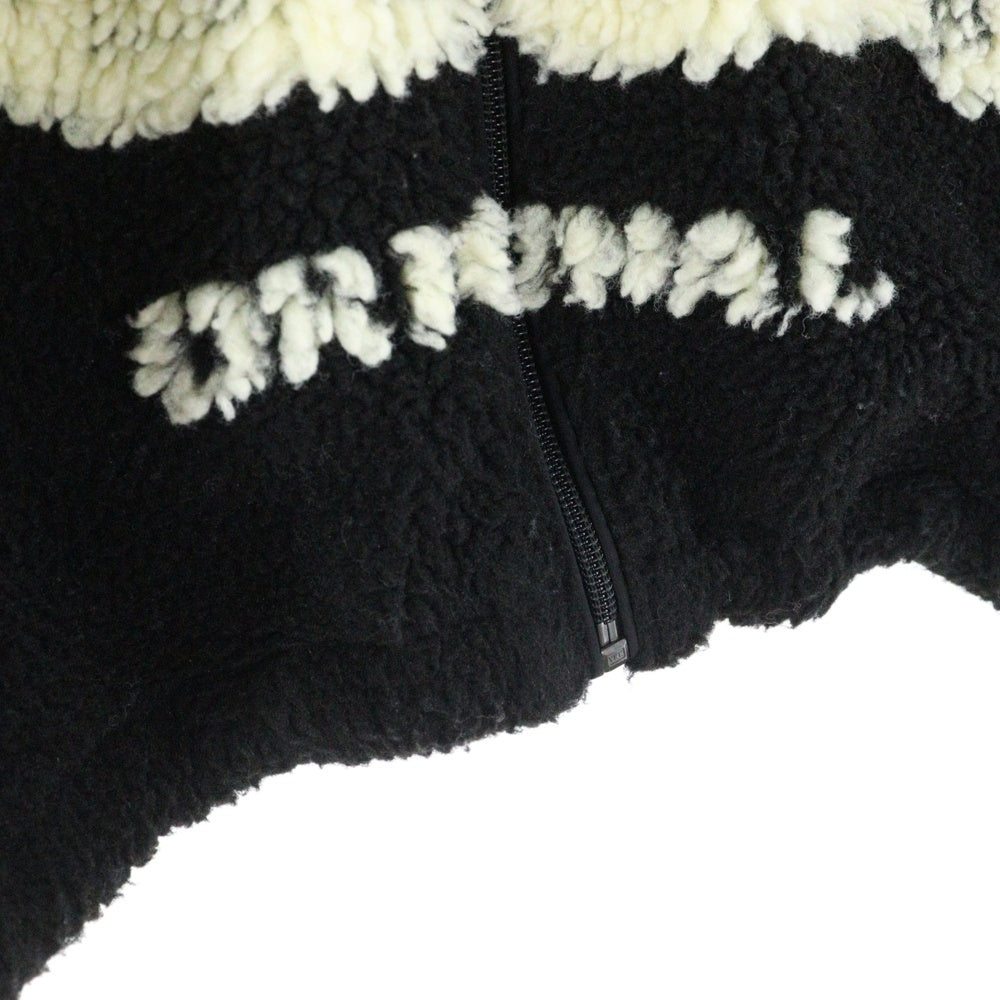 Y/PROJECT(ワイプロジェクト) 23AW Paris Best Jacquard Fleece Jacket パリベストジャガードフリースジャケット ブラック