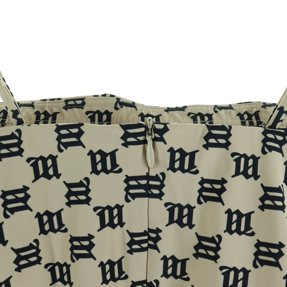 MISBHV(ミスビヘイブ) モノグラムプリントチェーンキャミソール ベージュ 30719 レディース