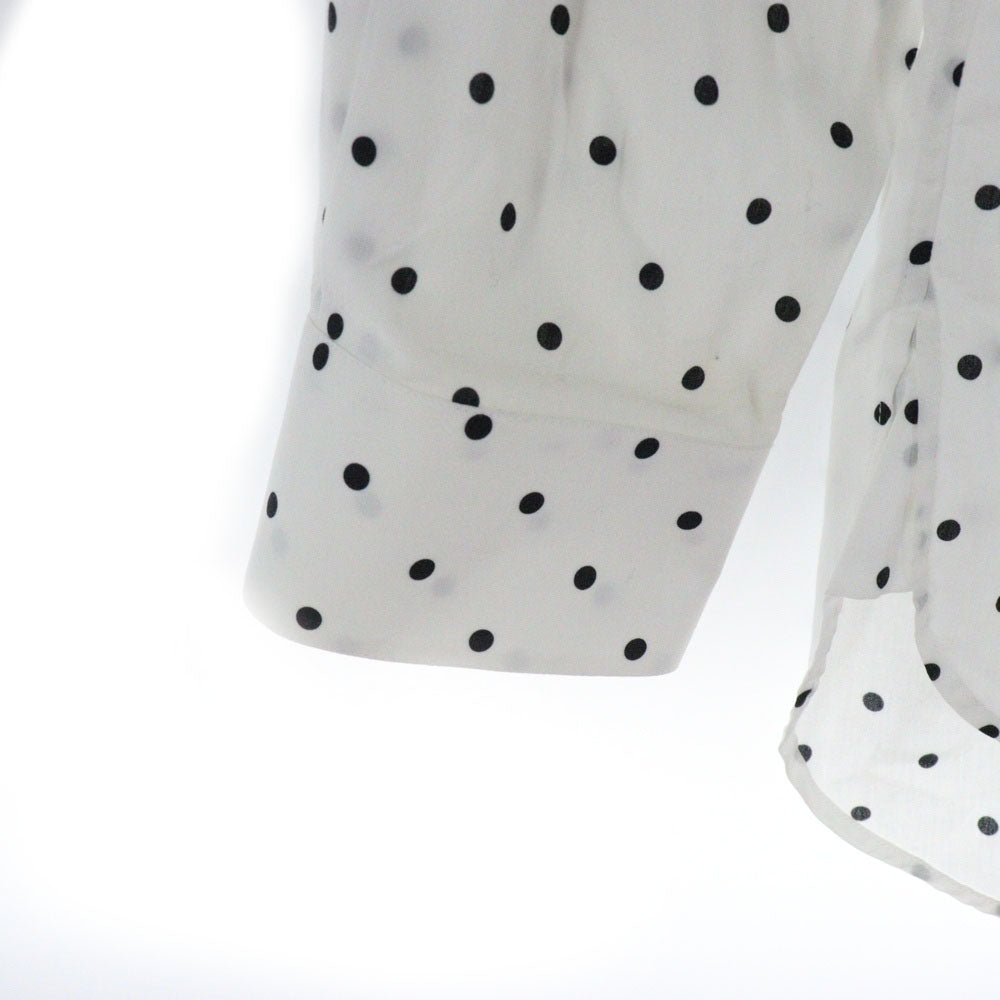 MARNI(マルニ) POLKA DOT PRINT POPLIN SHIRT CUMU0283SY ポルカドット プリント ロングスリーブ長袖シャツ ホワイト