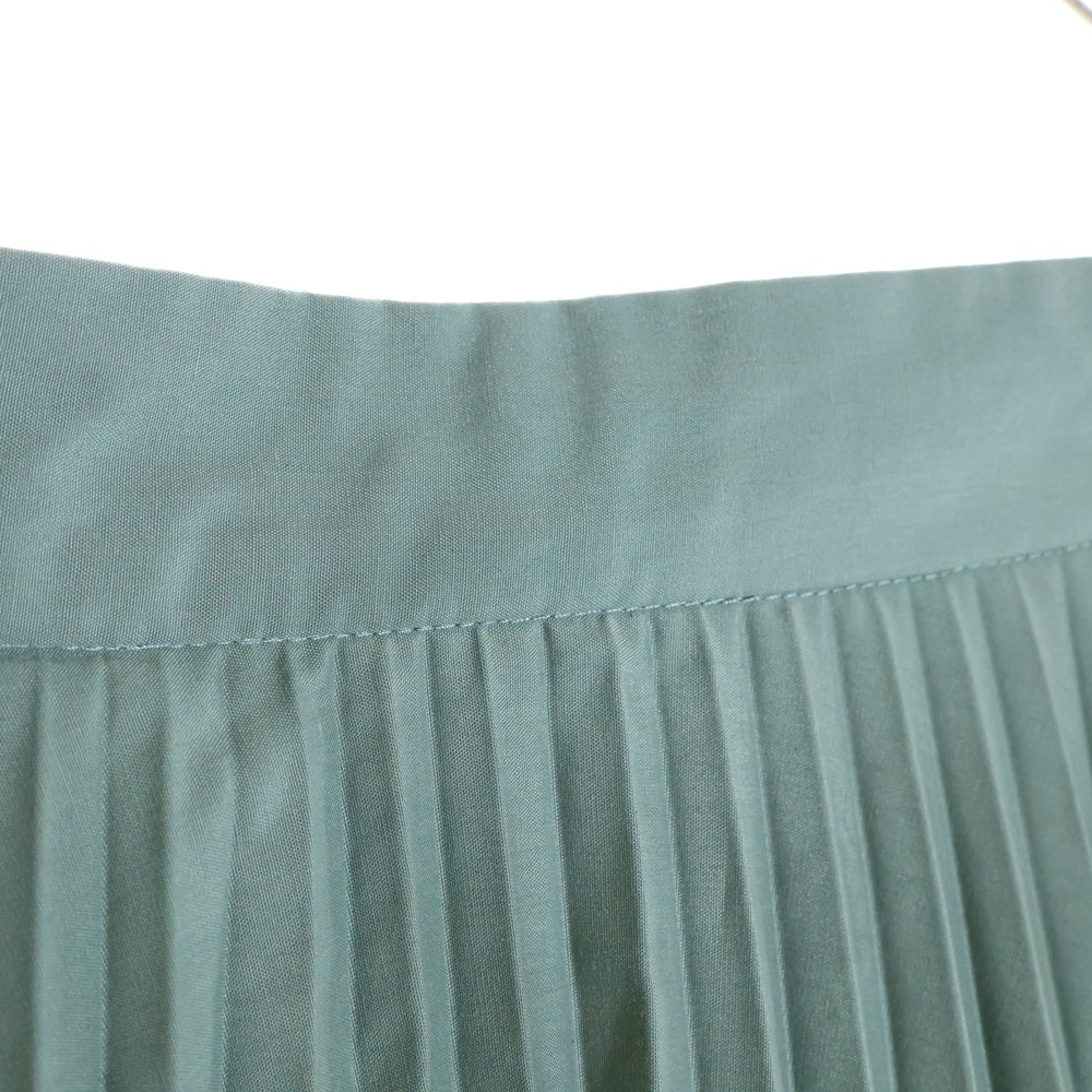 CLANE(クラネ) 18SS SIDE PLEATS SKIRT サイドプリーツ ロングスカート グリーン レディース 17109‐6161