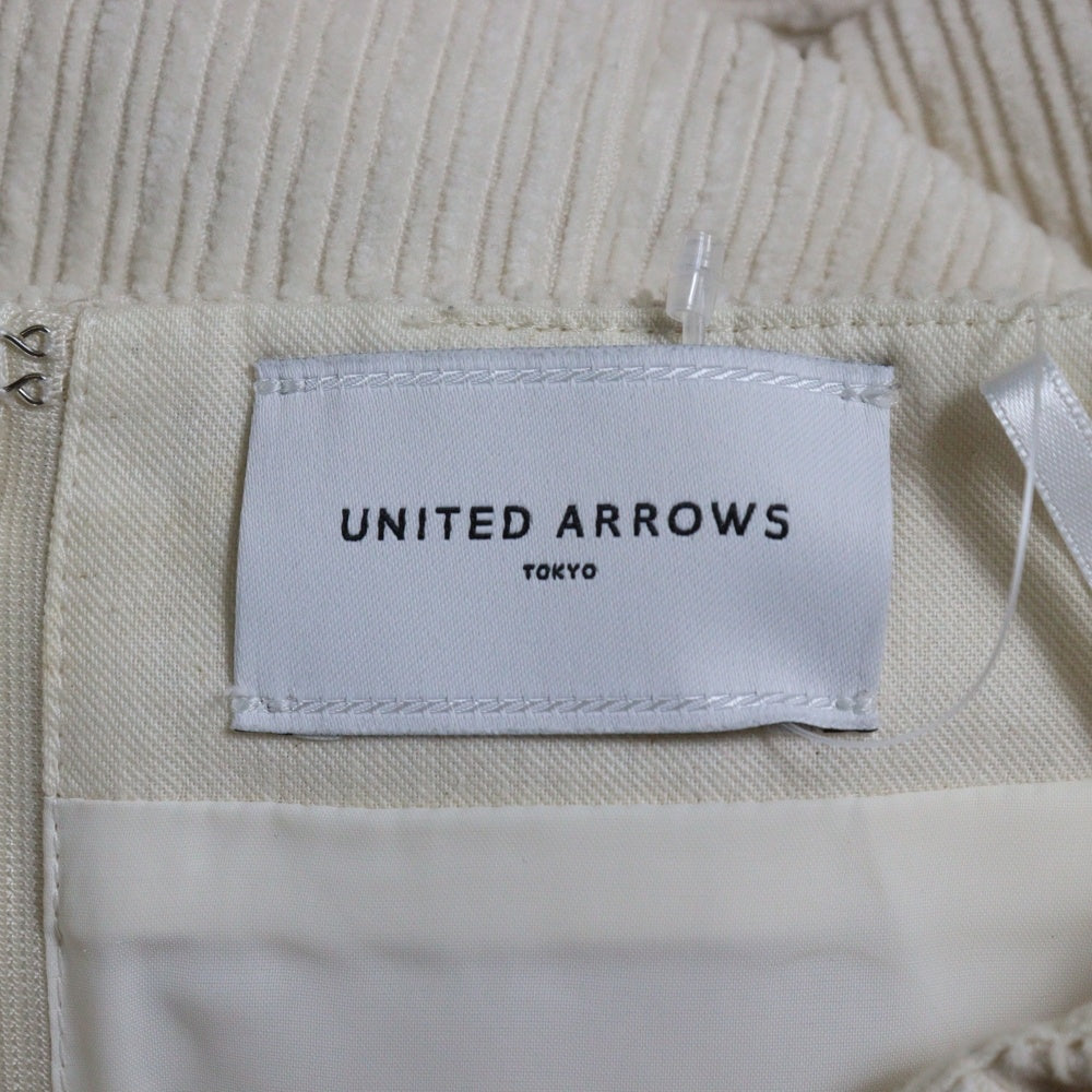 UNITED ARROWS(ユナイテッドアローズ) コーデュロイ ロングタイトスカート アイボリー レディース 1524‐162‐4765