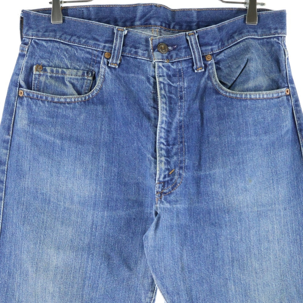 Levi's(リーバイス) 70s VINATGE 505 42TALON シングル 両面タブ スモールe 紙パッチ ジップフライデニムパンツ インディゴ