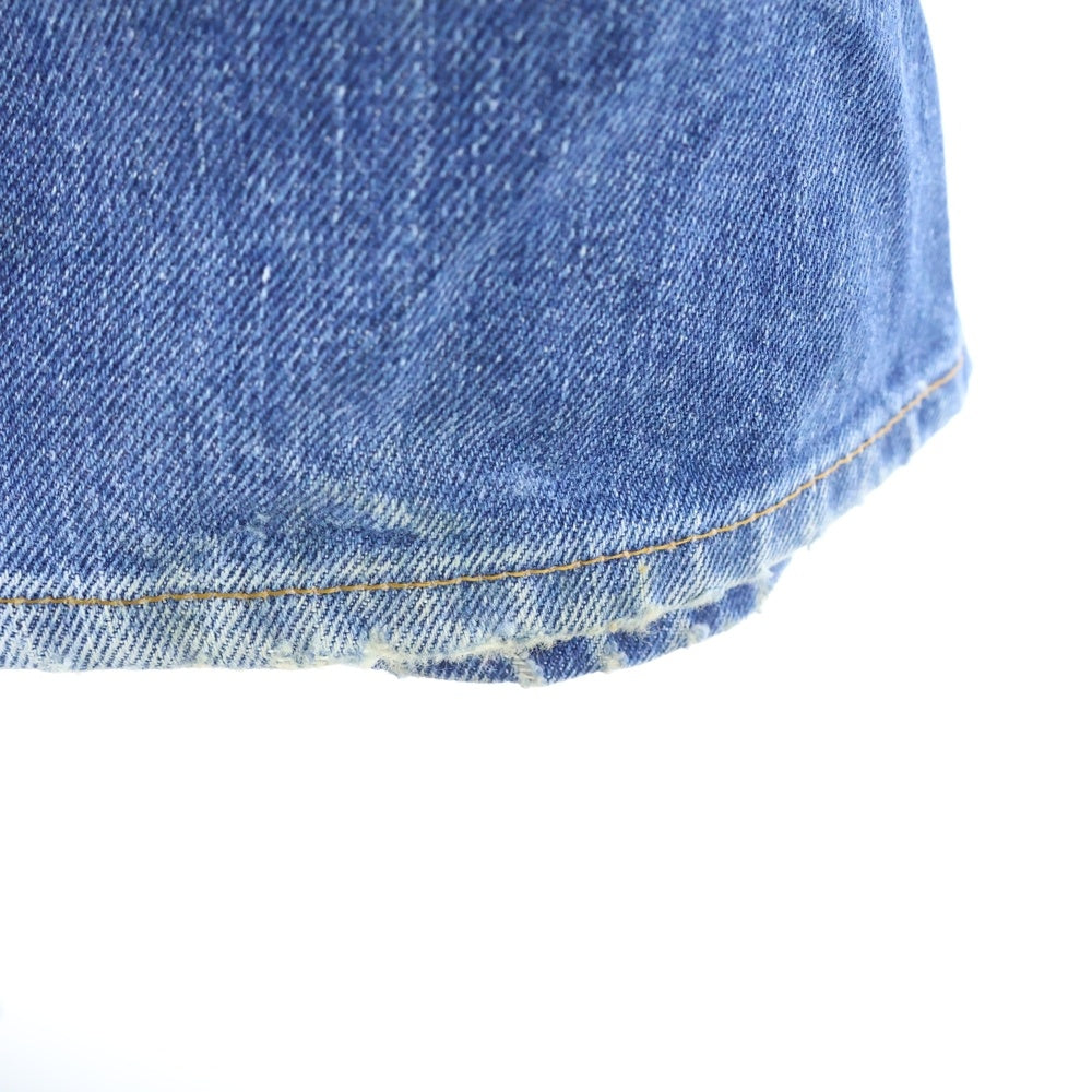 Levi's(リーバイス) 70s VINATGE 505 42TALON シングル 両面タブ スモールe 紙パッチ ジップフライデニムパンツ インディゴ