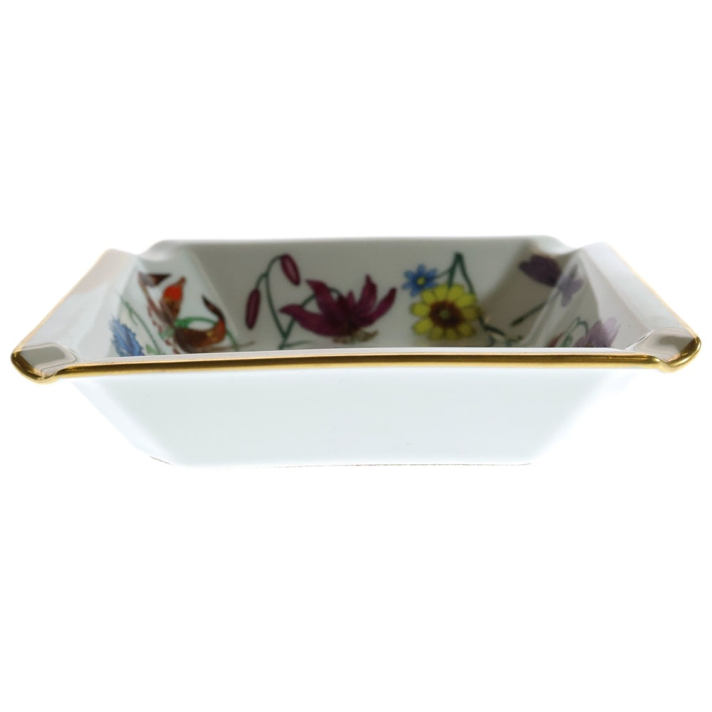 GUCCI(グッチ) ×BERNARDAUD LIMOGES France ベルナルド リモージュ フローラル アッシュトレイ 灰皿 ■