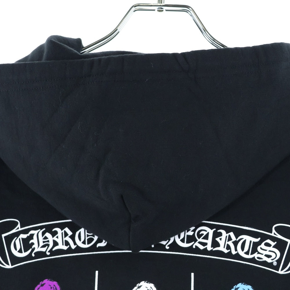 CHROME HEARTS(クロムハーツ) FOTI ZIP HOODIE フォティ ジップアップパーカー ブラック