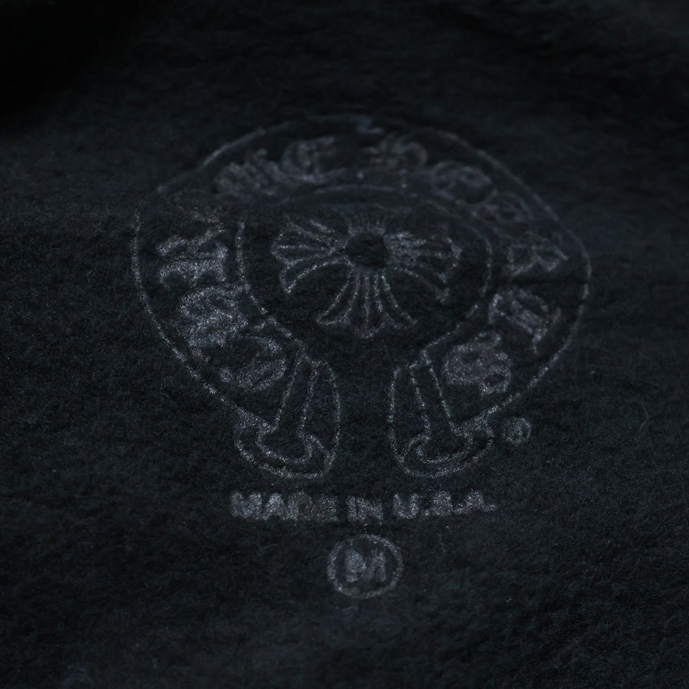CHROME HEARTS(クロムハーツ) FOTI ZIP HOODIE フォティ ジップアップパーカー ブラック