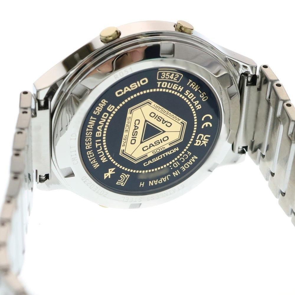CASIO(カシオ) 50周年記念 CASIOTRON 復刻限定モデル 腕時計 TRN-50SS-2AJR シルバー