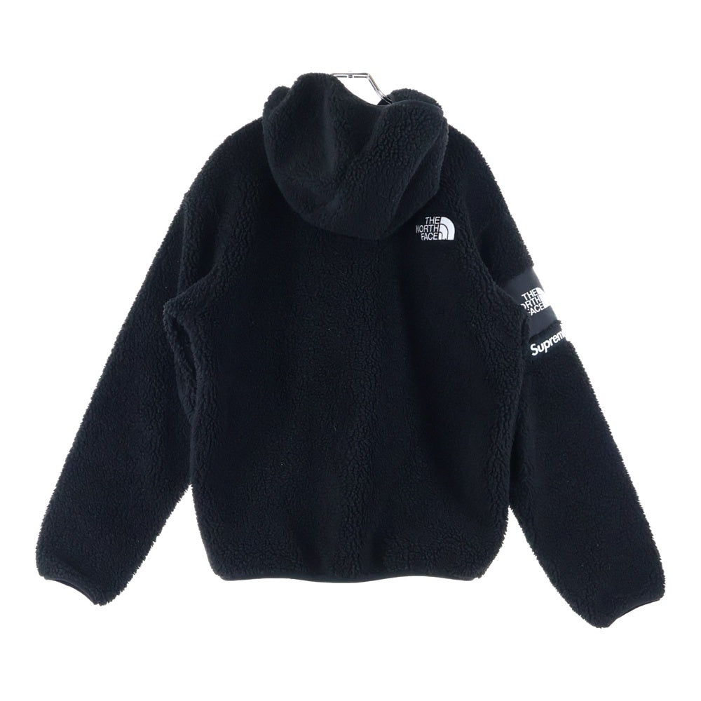 SUPREME(シュプリーム) 20AW ×THE NORTH FACE S Logo Hooded Fleece Jacket NT62004I Sロゴフーデッドジップアップフリースジャケット ブラック