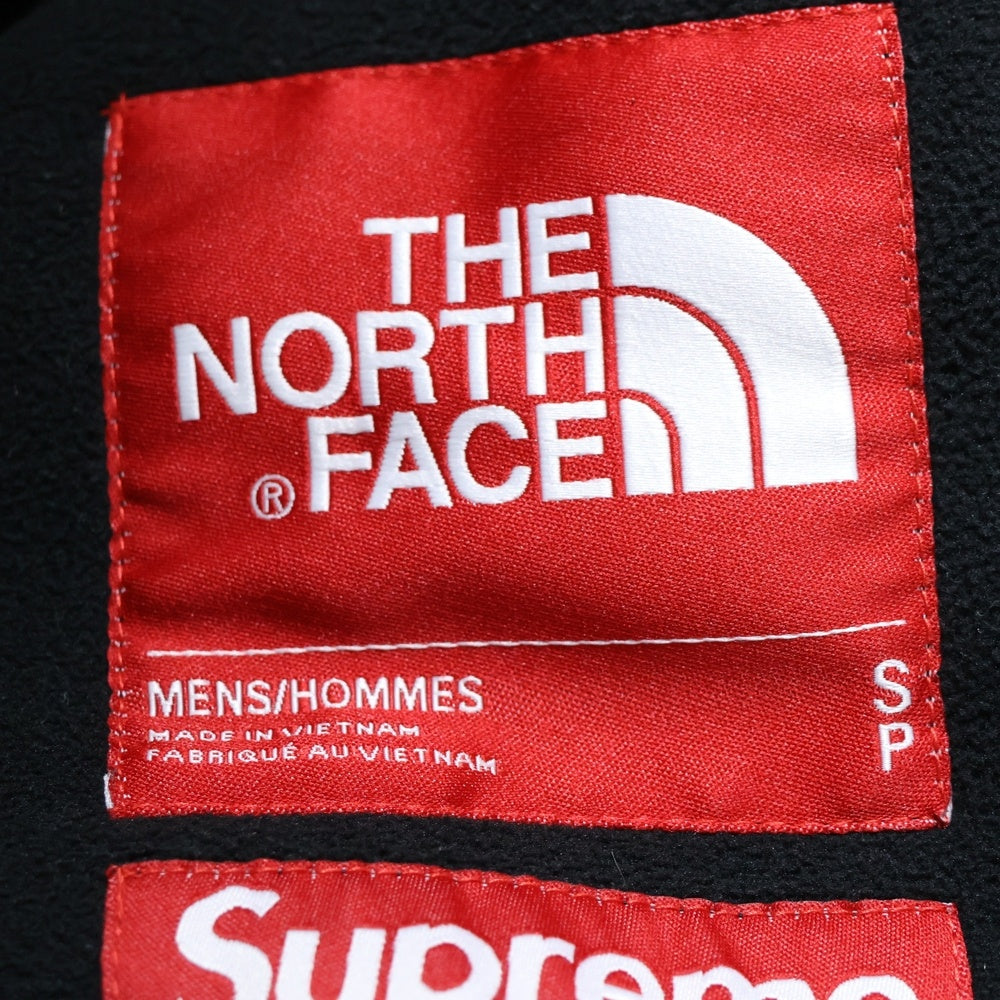 SUPREME(シュプリーム) 20AW ×THE NORTH FACE S Logo Hooded Fleece Jacket NT62004I Sロゴフーデッドジップアップフリースジャケット ブラック