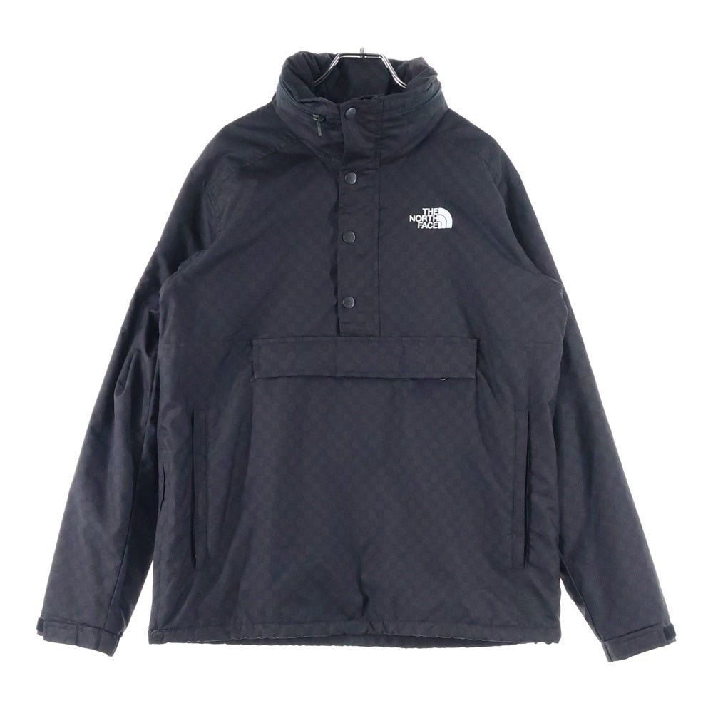 SUPREME(シュプリーム) 11SS ×THE NORTH FACE Checked Windbraker Pullover Jacket ザノースフェイス チェック柄 ウィンドブレイカー プルオーバージャケットNP01110 ブラック