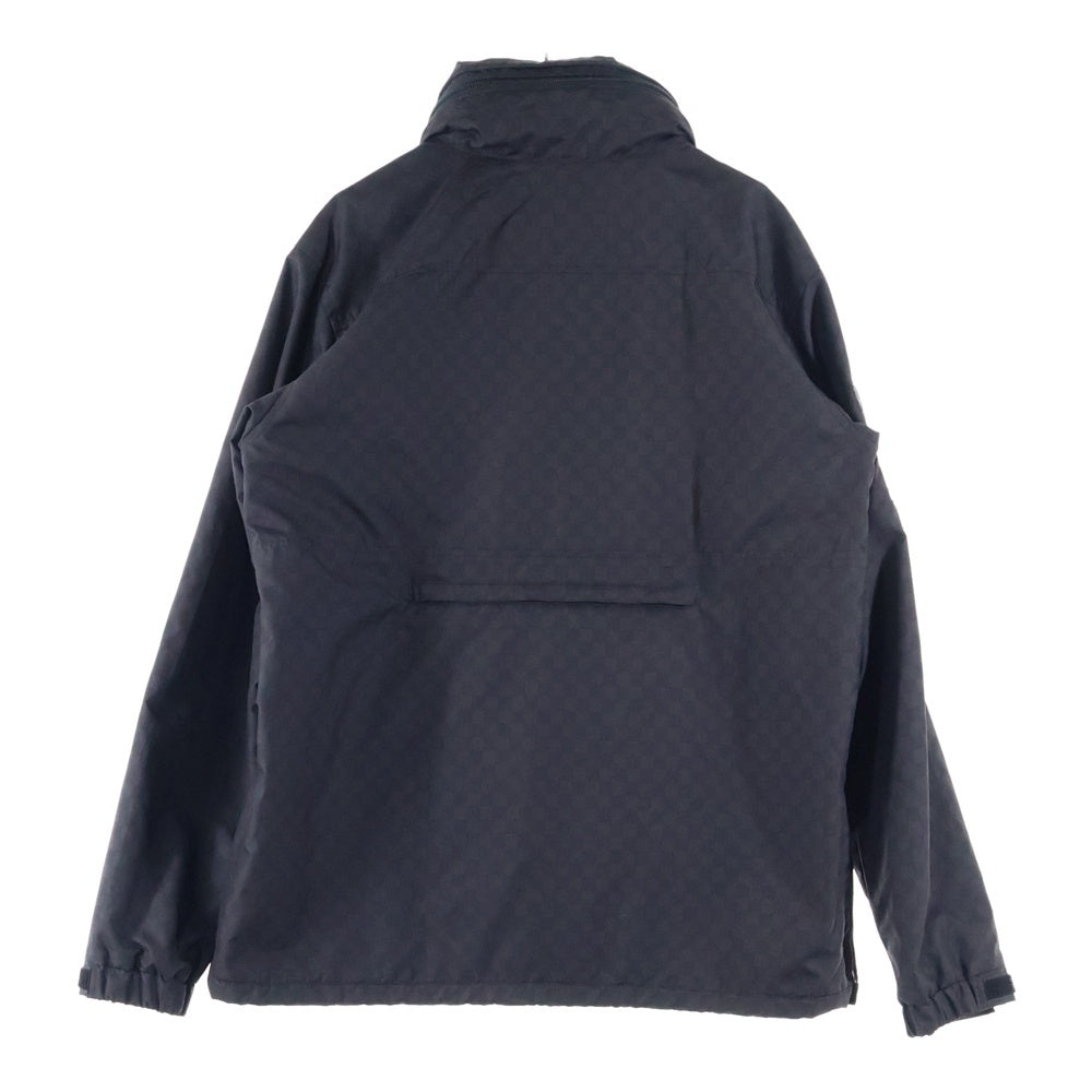 SUPREME(シュプリーム) 11SS ×THE NORTH FACE Checked Windbraker Pullover Jacket ザノースフェイス チェック柄 ウィンドブレイカー プルオーバージャケットNP01110 ブラック