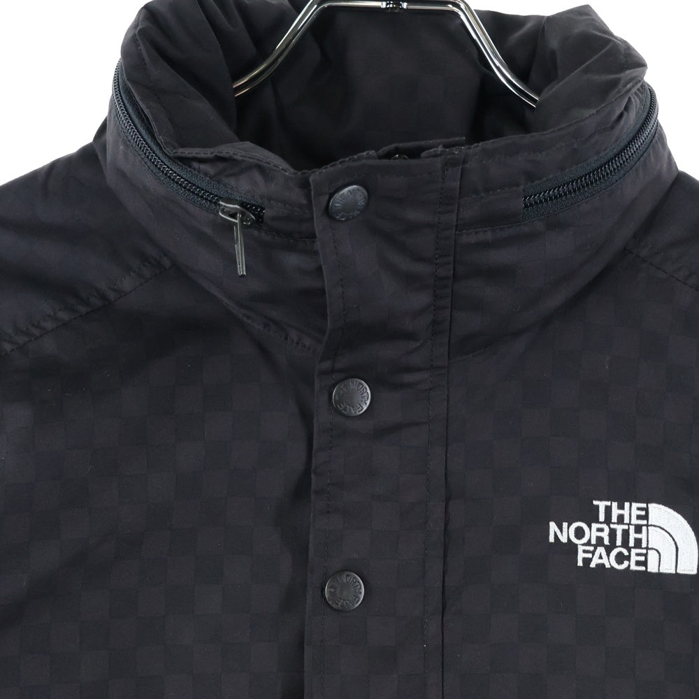 SUPREME(シュプリーム) 11SS ×THE NORTH FACE Checked Windbraker Pullover Jacket ザノースフェイス チェック柄 ウィンドブレイカー プルオーバージャケットNP01110 ブラック