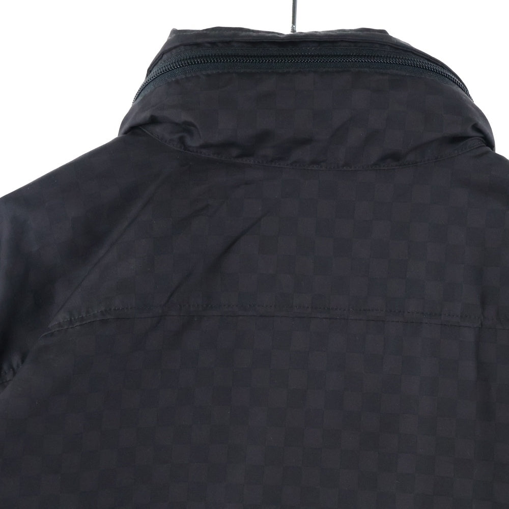 SUPREME(シュプリーム) 11SS ×THE NORTH FACE Checked Windbraker Pullover Jacket ザノースフェイス チェック柄 ウィンドブレイカー プルオーバージャケットNP01110 ブラック