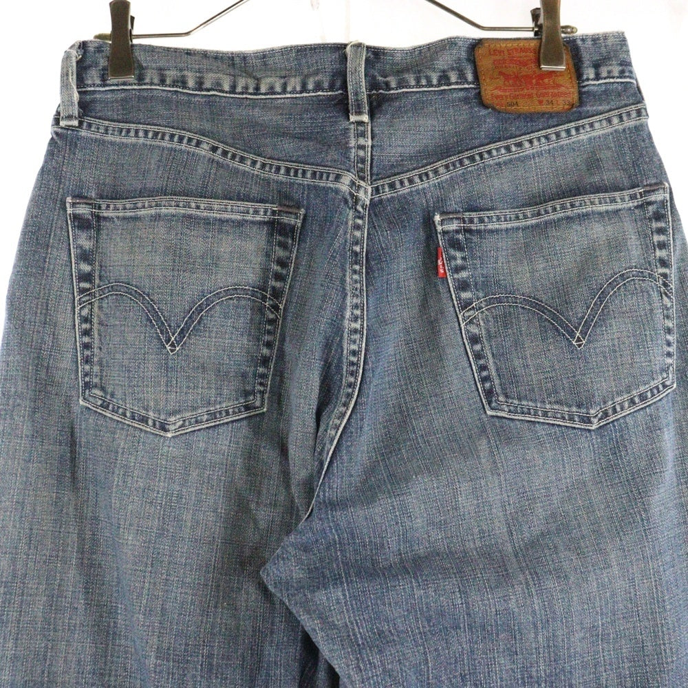 Levi's(リーバイス) 503 ウォッシュド ストレートデニムパンツ インディゴ