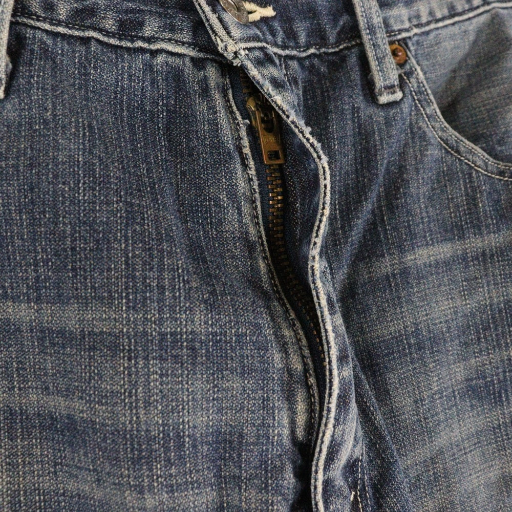 Levi's(リーバイス) 503 ウォッシュド ストレートデニムパンツ インディゴ