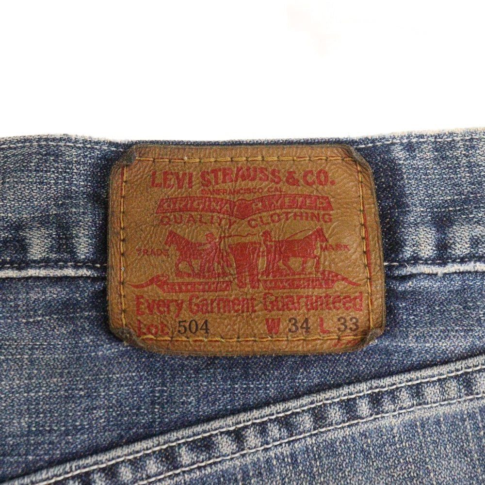 Levi's(リーバイス) 503 ウォッシュド ストレートデニムパンツ インディゴ