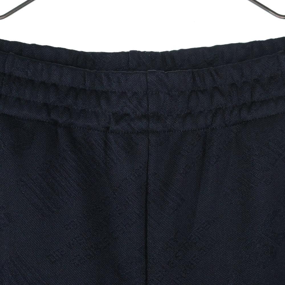 adidas(アディダス) ×ALEXANDER WANG アレキサンダーワン サイドライン ロゴ総柄 トラックパンツ スウェットパンツ ブラック CV5265