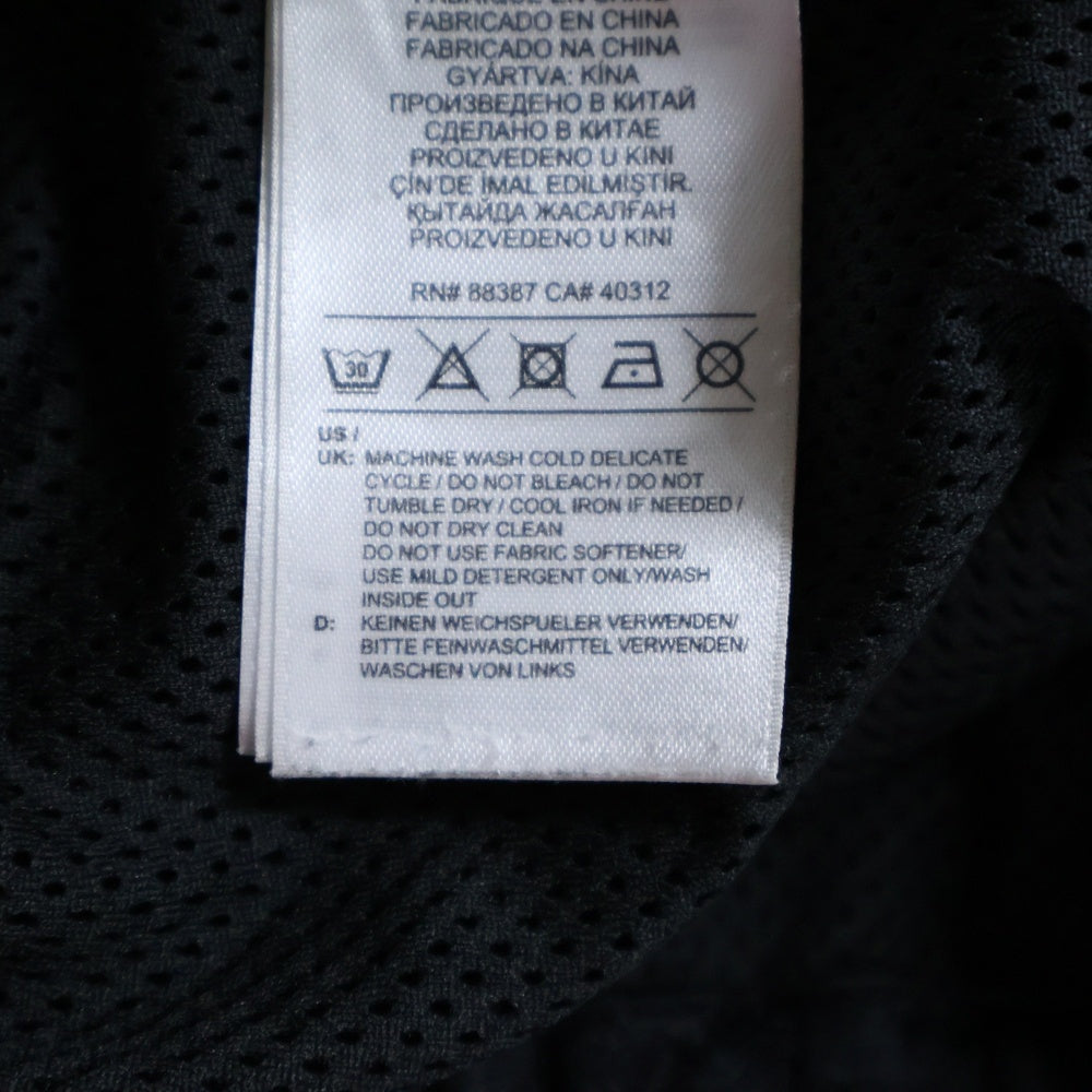 adidas(アディダス) ×ALEXANDER WANG アレキサンダーワン サイドライン ロゴ総柄 トラックパンツ スウェットパンツ ブラック CV5265