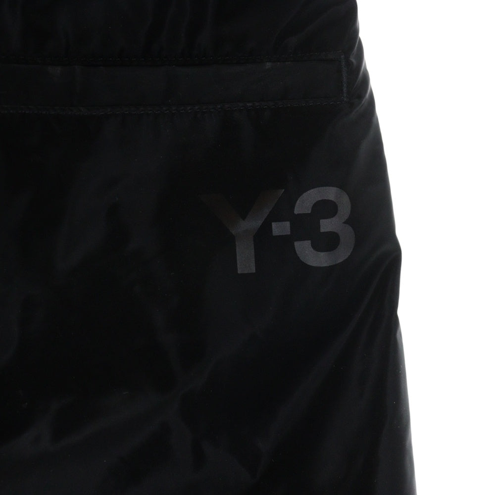 Y-3(ワイスリー) TRP BLK SHORTS ロゴライン バギーショーツ ハーフパンツ ブラック IR6257