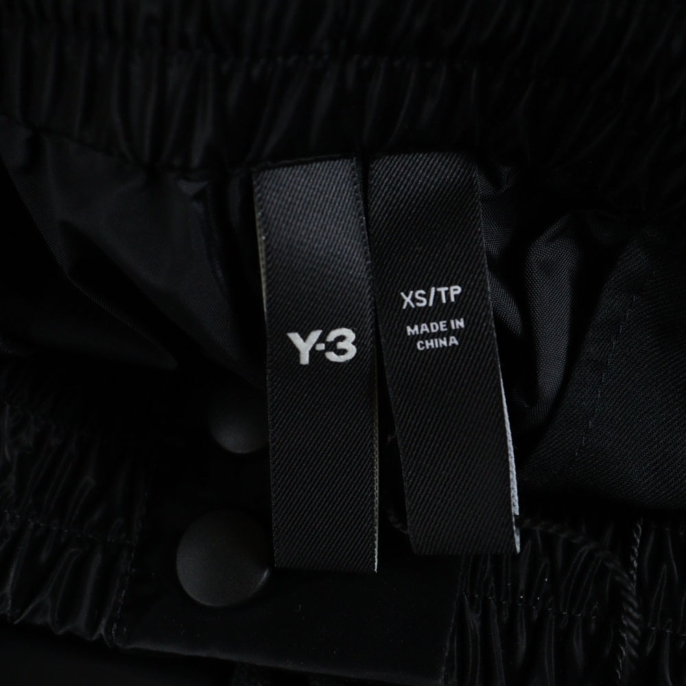 Y-3(ワイスリー) TRP BLK SHORTS ロゴライン バギーショーツ ハーフパンツ ブラック IR6257