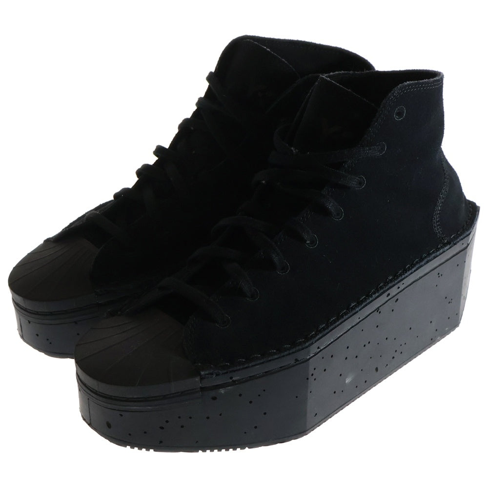 Y-3(ワイスリー) KYASU HI 厚底ハイカットスニーカー キャンバスシューズ ブラック IG4095