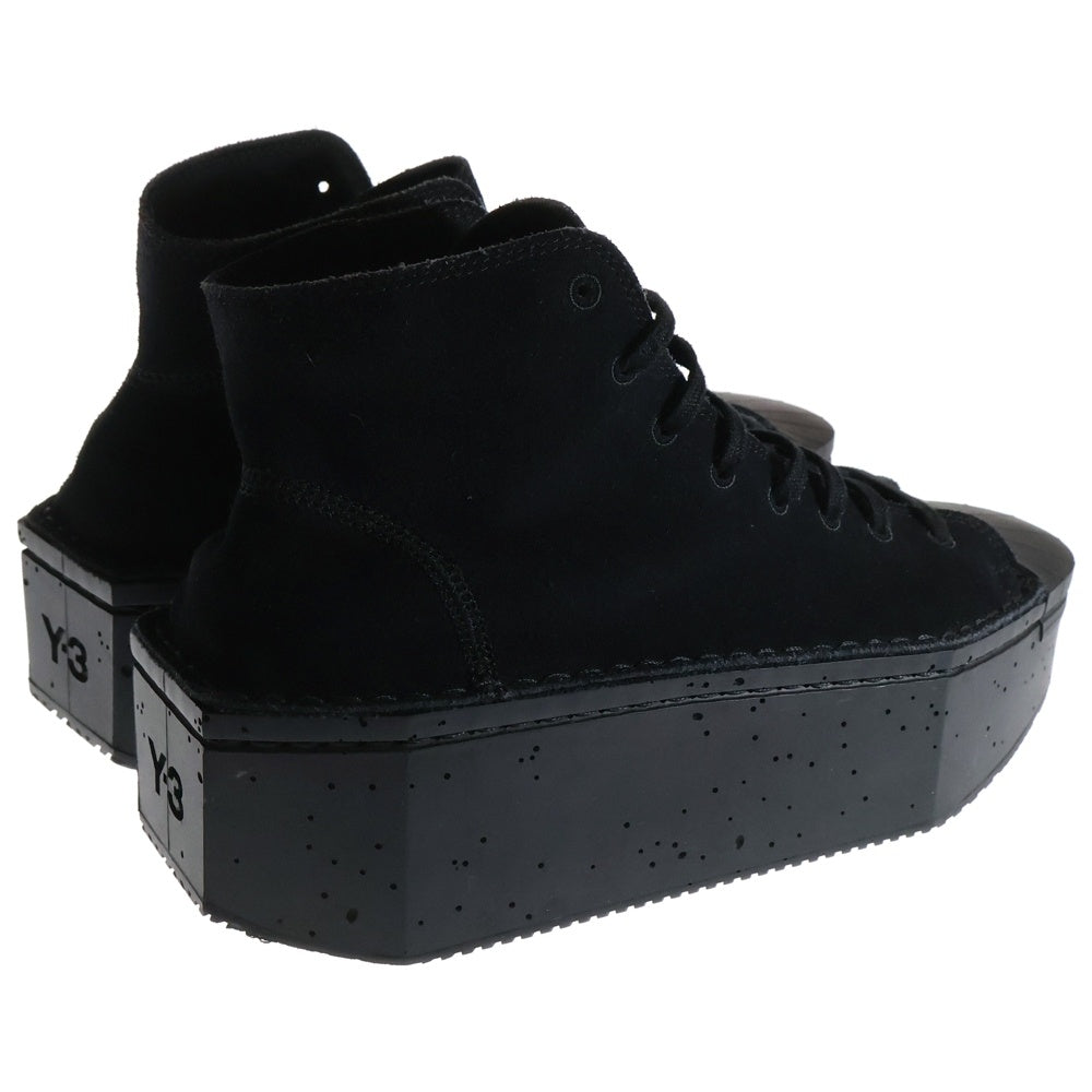 Y-3(ワイスリー) KYASU HI 厚底ハイカットスニーカー キャンバスシューズ ブラック IG4095