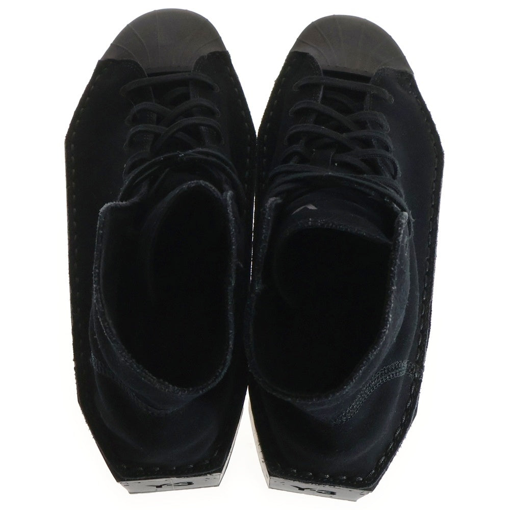 Y-3(ワイスリー) KYASU HI 厚底ハイカットスニーカー キャンバスシューズ ブラック IG4095