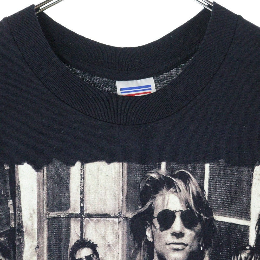 VINTAGE(ヴィンテージ) 90s BON JOVI Keep the Faith Tee ボンジョビ 両面プリント 半袖Tシャツ カットソー ブラック