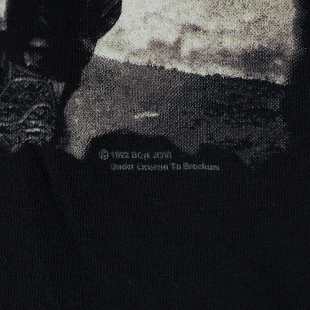 VINTAGE(ヴィンテージ) 90s BON JOVI Keep the Faith Tee ボンジョビ 両面プリント 半袖Tシャツ カットソー ブラック