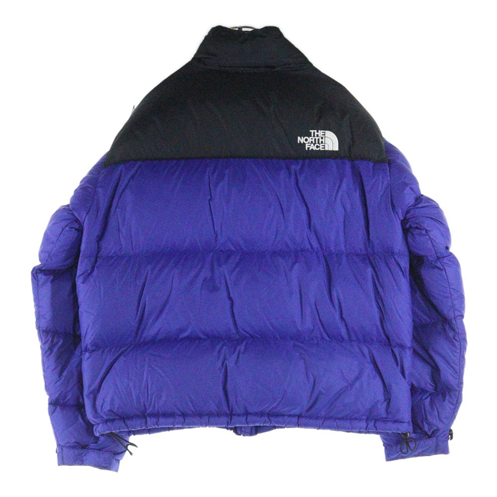 THE NORTH FACE(ザノースフェイス) 1996 RETRO NUPTSE JACKET レトロ ヌプシ ジップアップダウンジャケット ブラック/ブルー NF0A3C8D