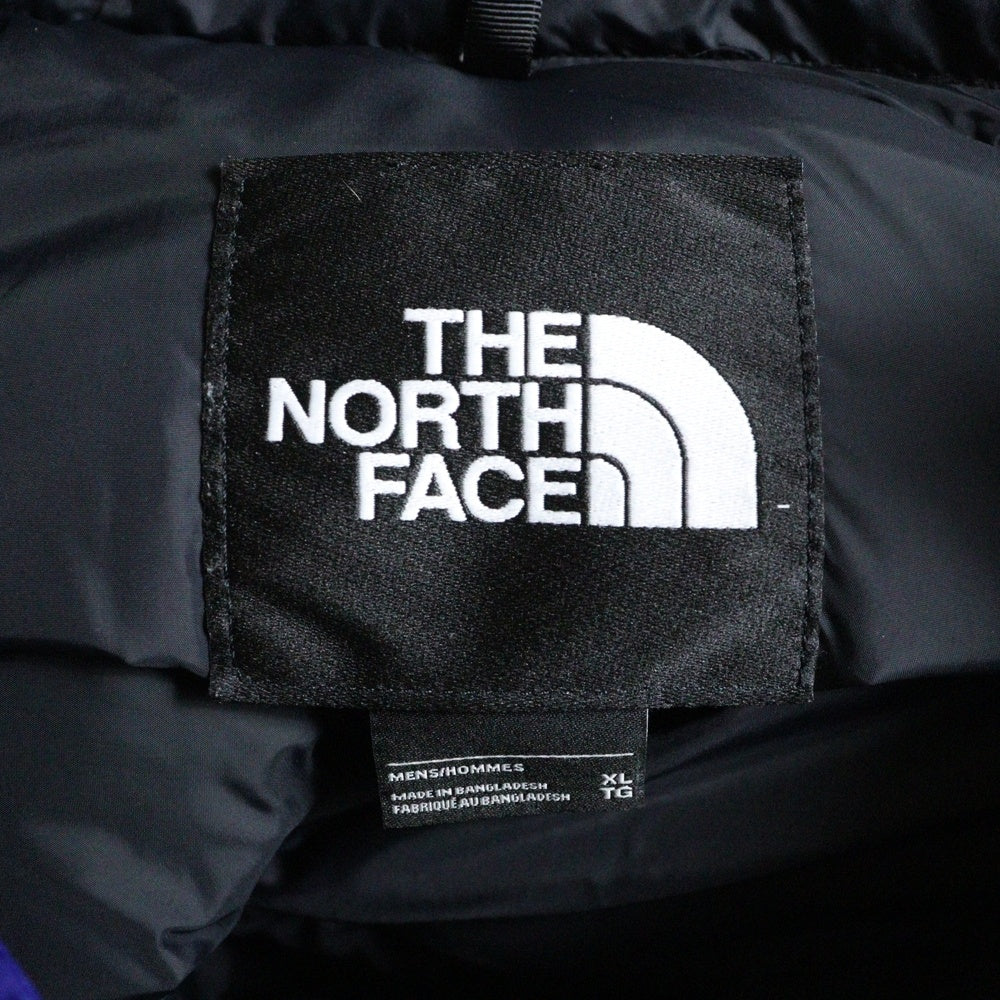 THE NORTH FACE(ザノースフェイス) 1996 RETRO NUPTSE JACKET レトロ ヌプシ ジップアップダウンジャケット ブラック/ブルー NF0A3C8D