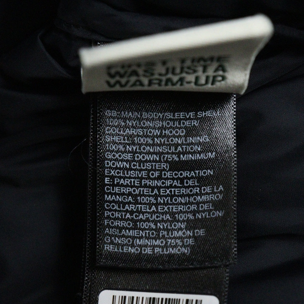 THE NORTH FACE(ザノースフェイス) 1996 RETRO NUPTSE JACKET レトロ ヌプシ ジップアップダウンジャケット ブラック/ブルー NF0A3C8D