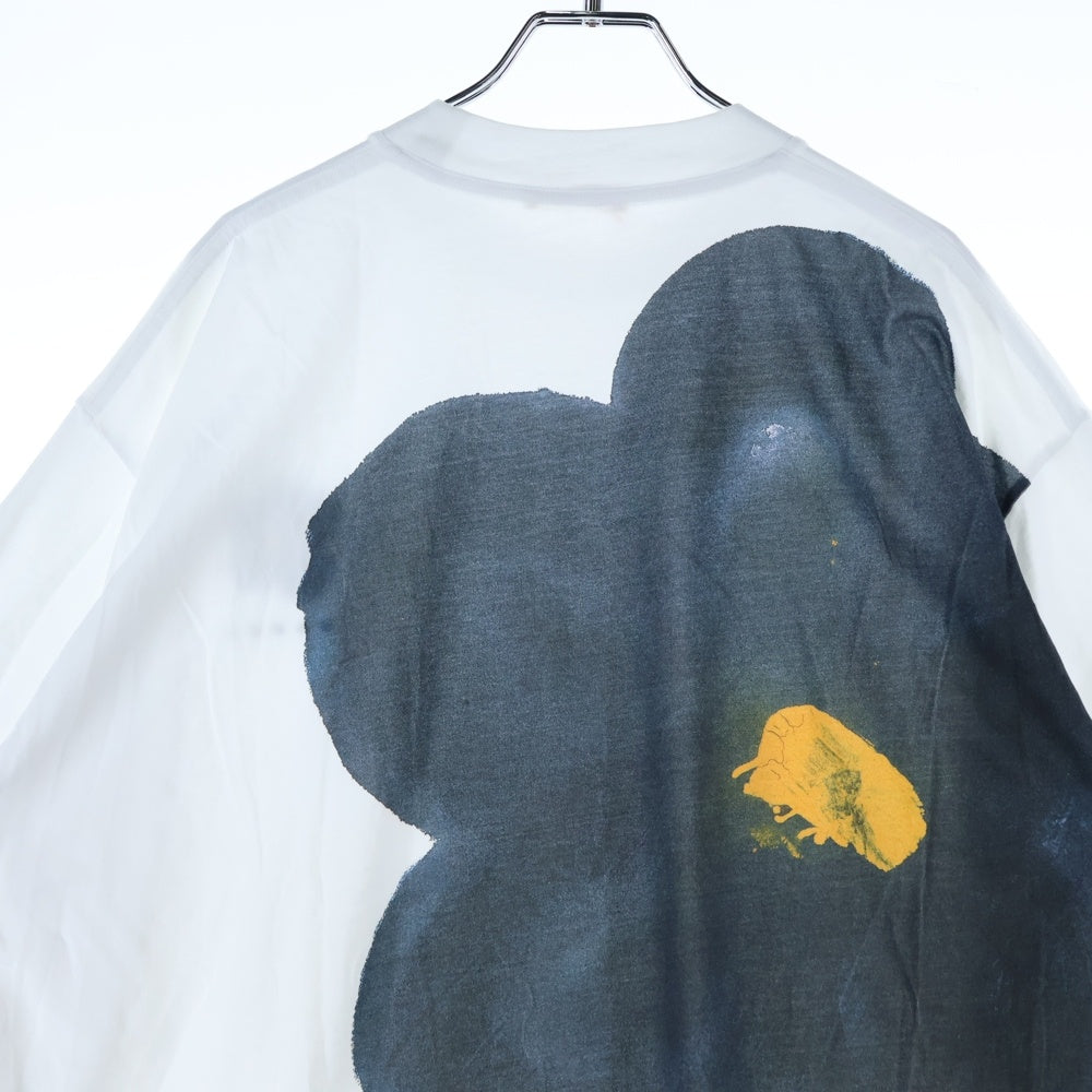 MARNI(マルニ) 22SS DAISYプリント 半袖Tシャツ カットソー ホワイト HUMU0229P2
