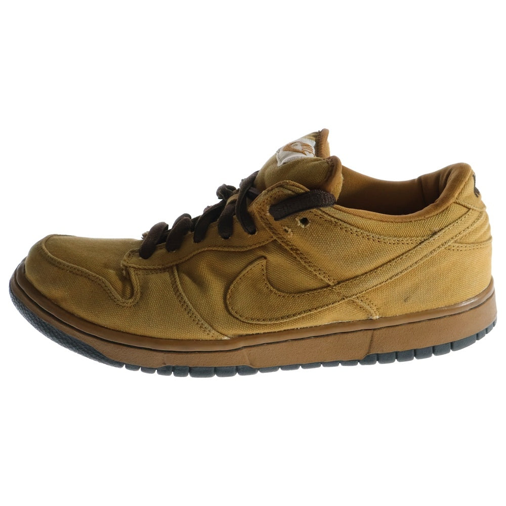 NIKE(ナイキ) 【観賞用 2004年製】DUNK LOW PRO SB CARHARTT SHALE ダンク ロー カーハート シェイル ローカットスニーカー ブラウン US9.5/27.5cm