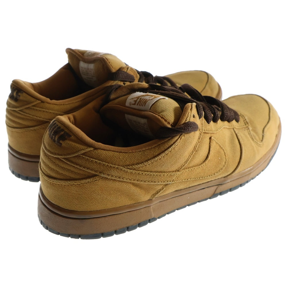 NIKE(ナイキ) 【観賞用 2004年製】DUNK LOW PRO SB CARHARTT SHALE ダンク ロー カーハート シェイル ローカットスニーカー ブラウン US9.5/27.5cm